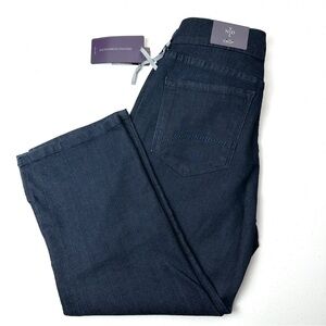 NWT NYDJ Dark Indigo Crop Jeans Size 4